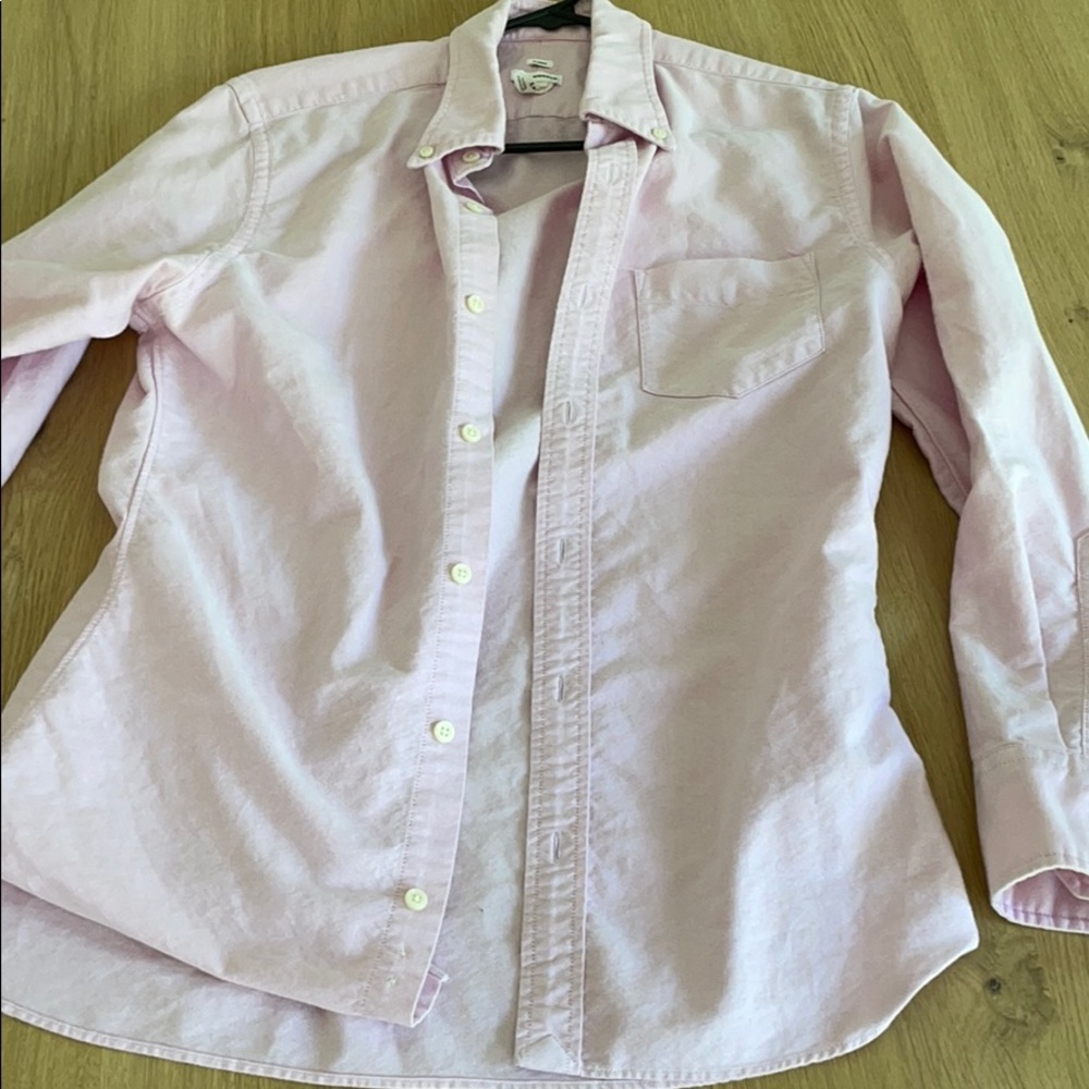 Club Monaco light pink Oxford casual shirt